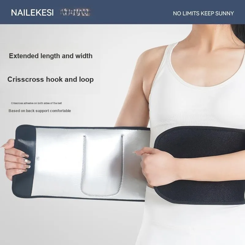 NAILEKESI Back Support Braces Running, Fitness Breathable Protective Compression 94*20cm Unisex-7