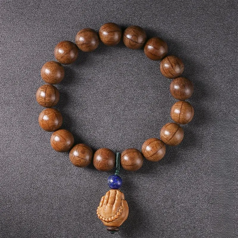 HANCANG Zabelia Biflora Wooden Bracelets Unisex-2
