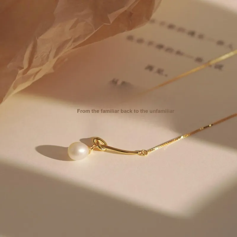 Love Pearl Necklaces Women's-4