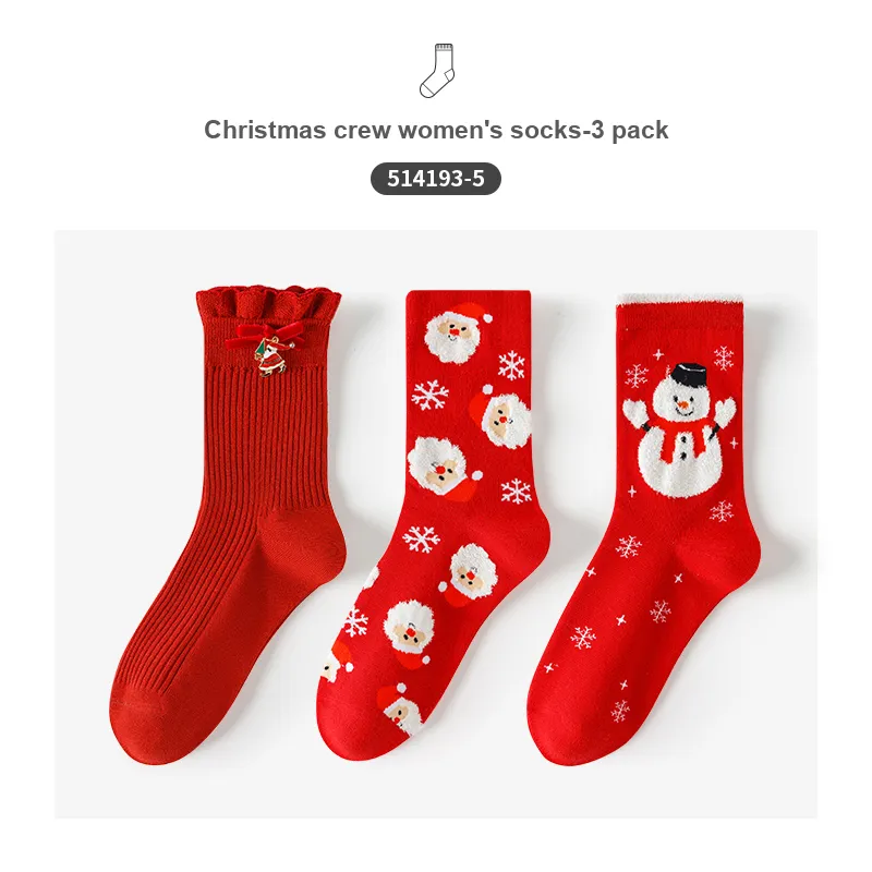 Caramella Mid Calf Socks Women's 3 Pack-17