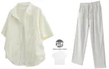 Beige Apricot+White[Includes White T-Shirt]