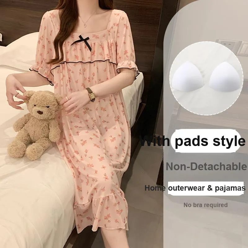 OUSHIBO Nightgown Women's Image Color-4
