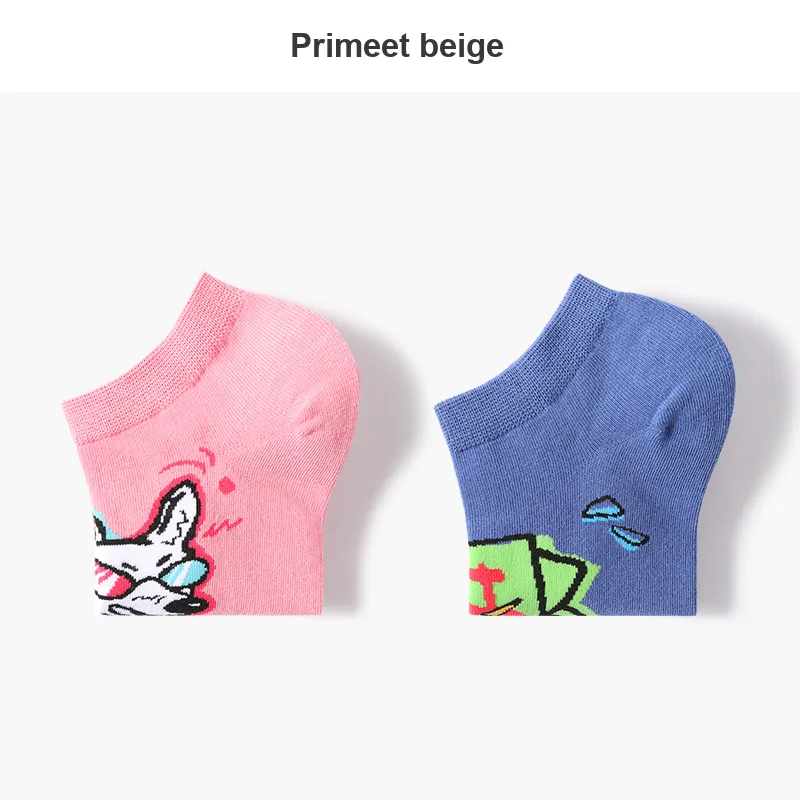 Primeet Ankle Socks Spring Summer Unisex 5 Pack-14