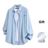 Light Blue (Comes with 1 White T-Shirt)