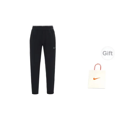 Nike Casual Pants Men Black Breathable Sports Pants+Gift Bag