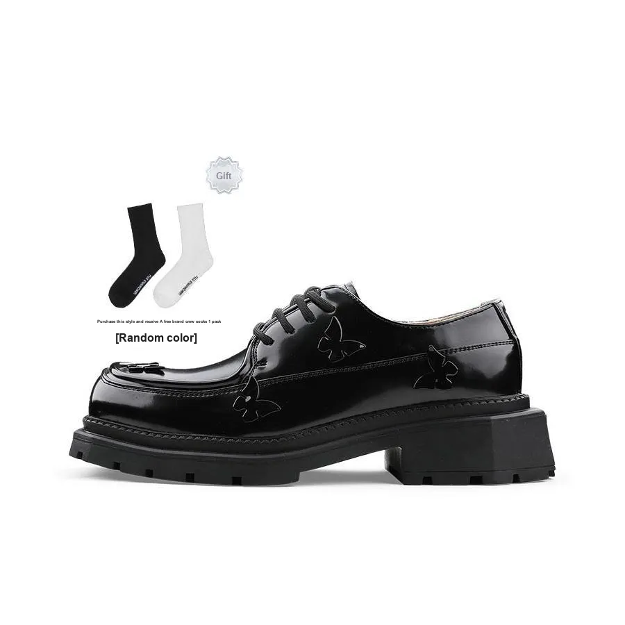 HANQIAORIJI Reborn Collection Dress Shoes 4cm Unisex Black