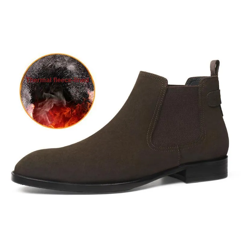 Devanro Short Chelsea Boots 3.0cm Men's-6