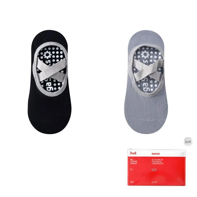 MIIOW Trend Party Series No Show Socks Women's Shopping Bag 2 Pack-2