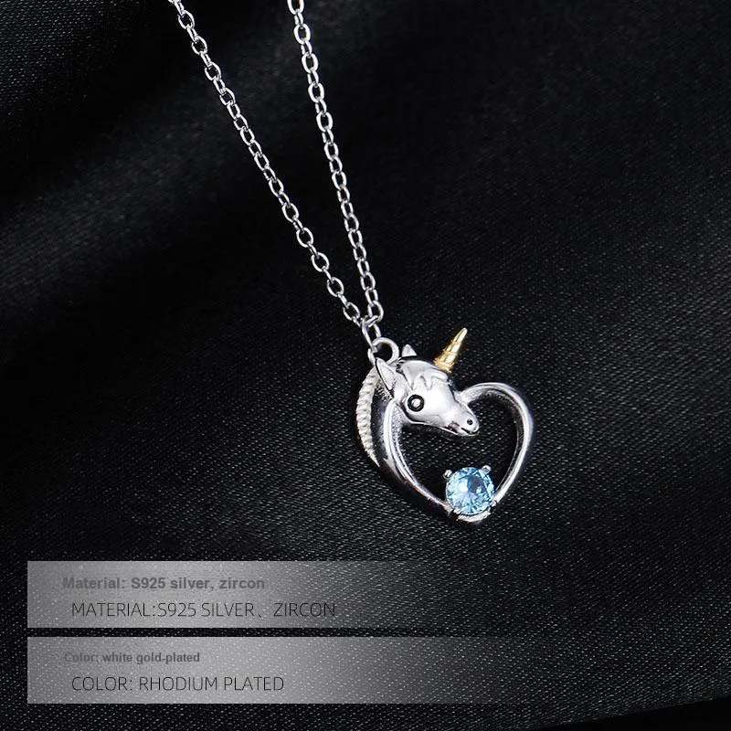 KEMLAIDA 925 Sterling Silver Necklaces Women's-3