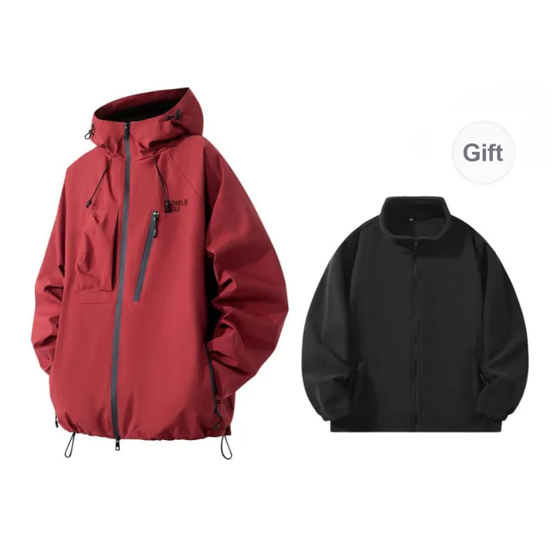 CHARLIE GOLF Windbreaker Jacket Unisex-12