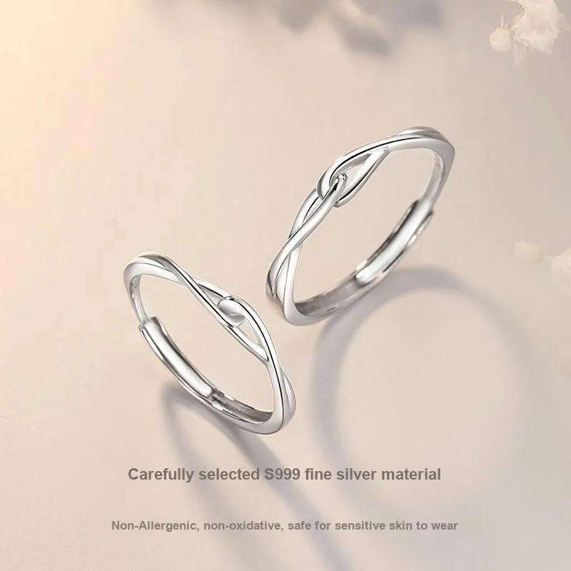 MISS TOOYA S999 Fine Silver Rings Unisex-2