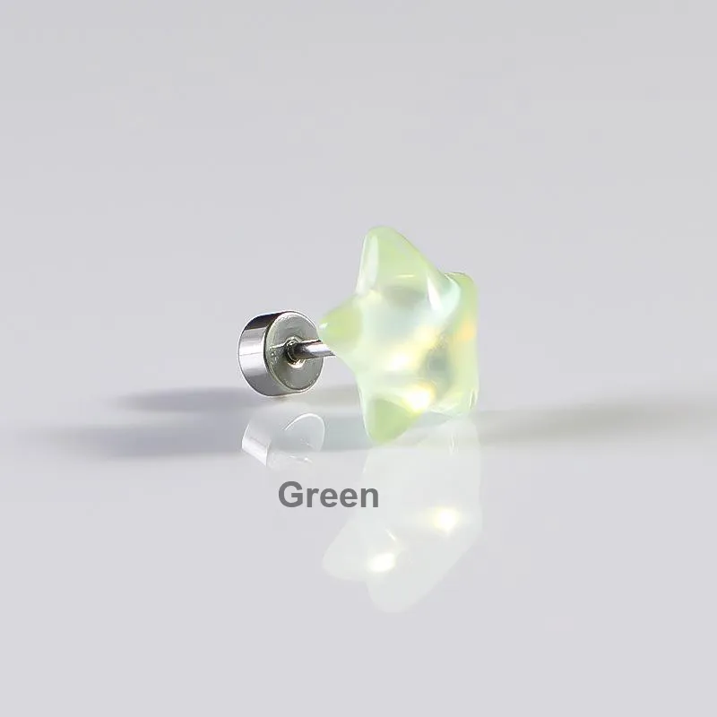 PAYMERY Titanium Steel Stud Earrings Unisex-5