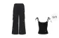 Black (with Bowknot Embroidery Camisole)