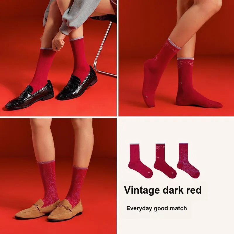 Ubras Women's Mid Calf Socks-10