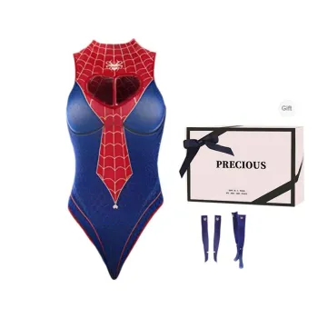 TLXT Bodysuits Women's Blue+Red