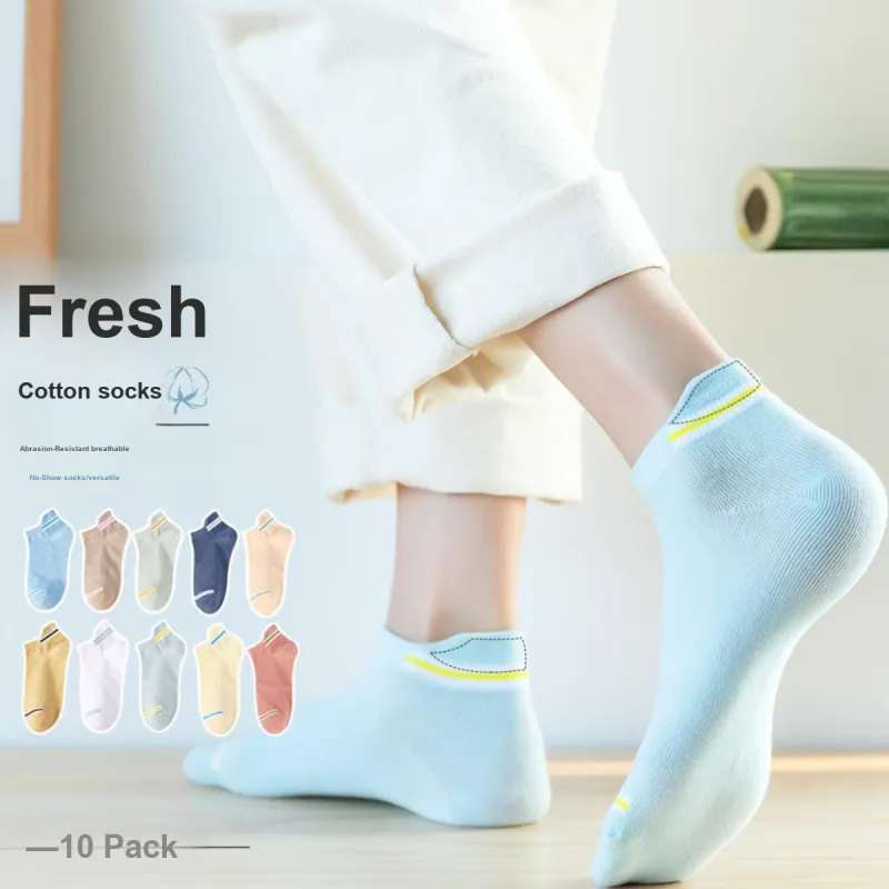 MIIOW No Show Socks Women's 10 Pack-2