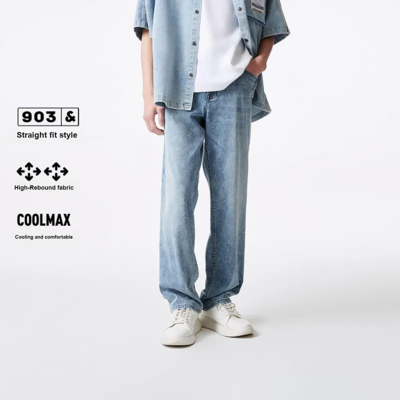 JACK&JONES Jeans Men Light Denim Blue E39-2