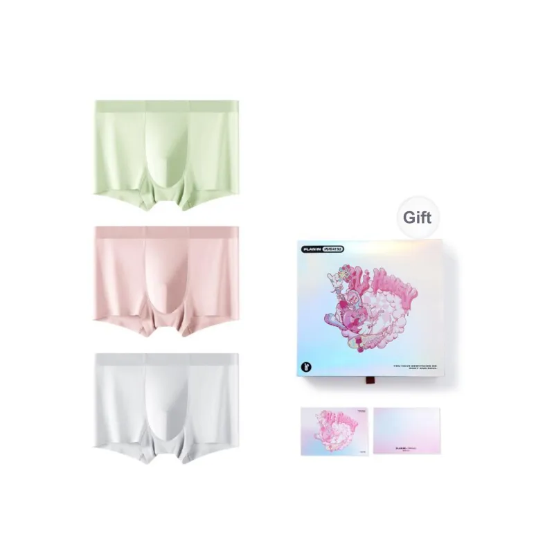 PLAN IN Underpants Men's 3 Pack, Combo Set, Gift Box Set-70