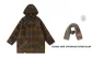 Red Brown Plaid (Comes with Scarf)