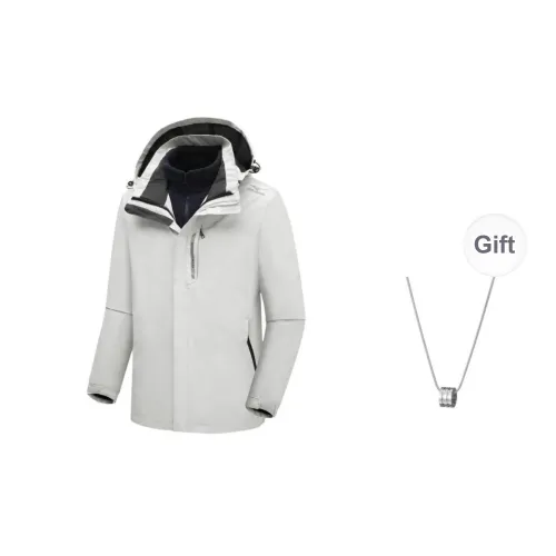 Mizuno Keep Warm From The Wind Windbreaker Jacket Men's Ecru Comes With Necklace