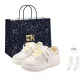 Ecru Little Fish (Shopping Bag Included-Socks)