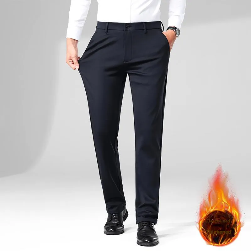 Devanro Casual Pants Men's Black-16