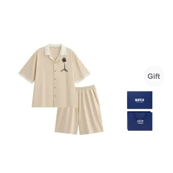 Peninsula City Pajama Set Men's Gift Box Set Apricot