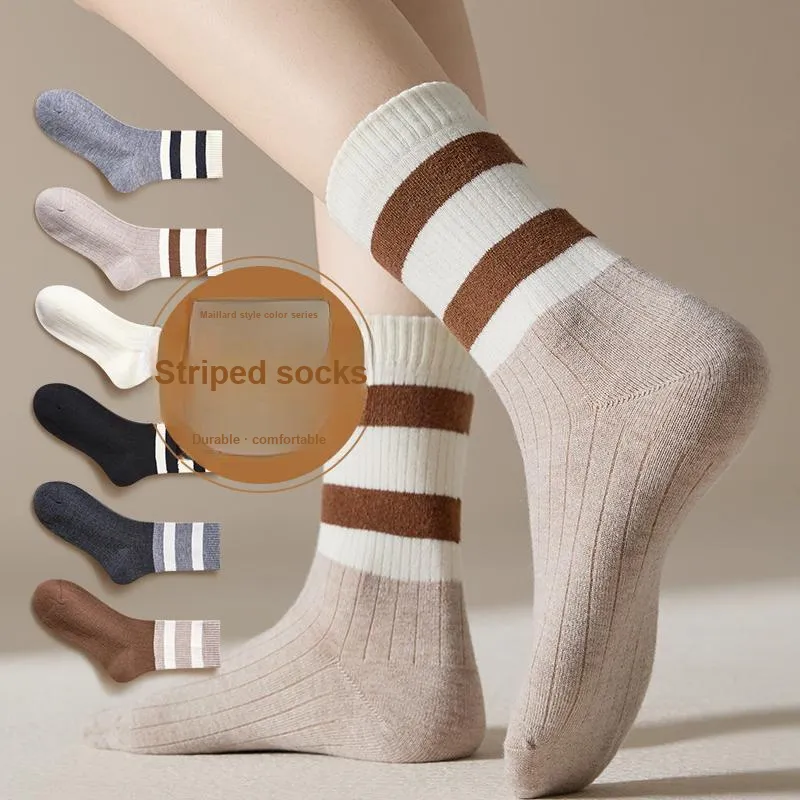 Top Melon Mid Calf Socks Women's Combo Set-1