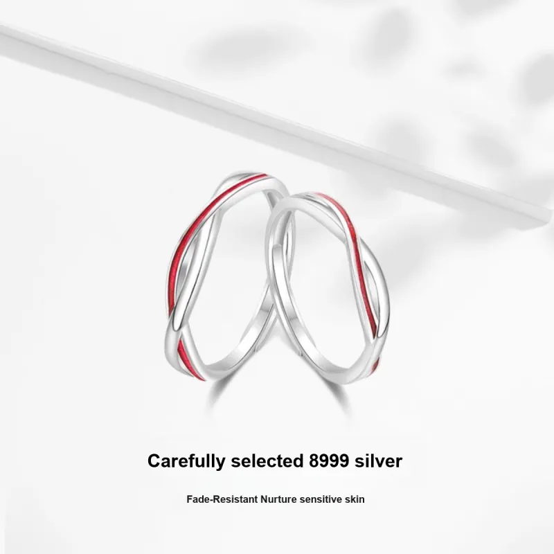 MISS TOOYA S999 Fine Silver Rings Unisex-2