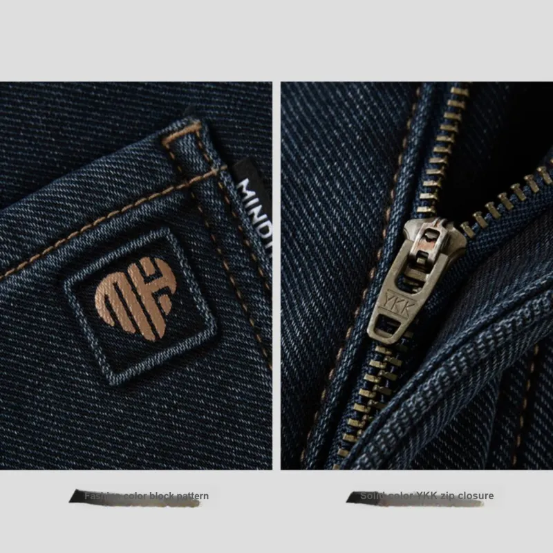 HLA Jeans Men Blue Gray Denim Gradient Dark 5F-4