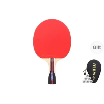 WITESS Ping Pong Paddles Unisex All Wood Black/Red