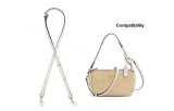 Ecru 1.1cm Gold Buckle Adjustable Shoulder Strap