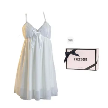 METE WHALE MT Nightgown Women's Gift Box Set White
