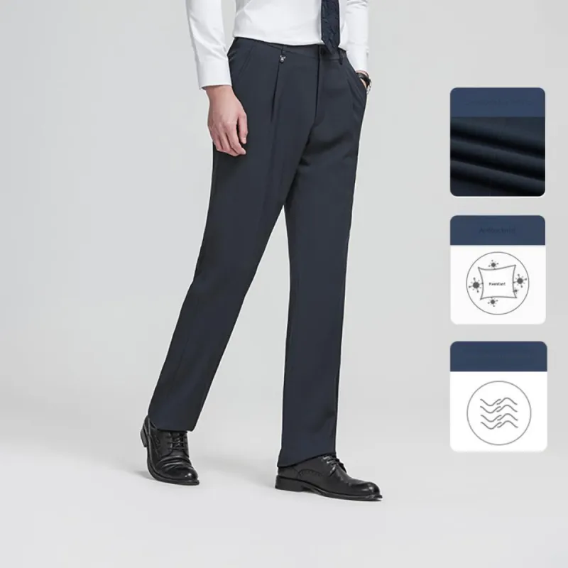 GOLDLION Suit Trouser Men's Gray Blue-3