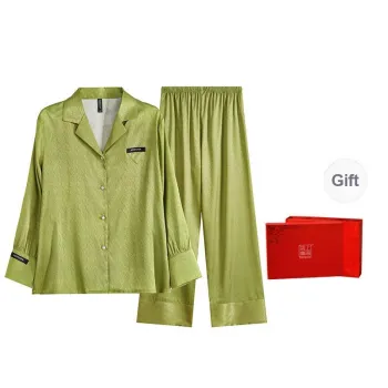 Shanghai Story Pajama Set Women's Gift Box Set Green