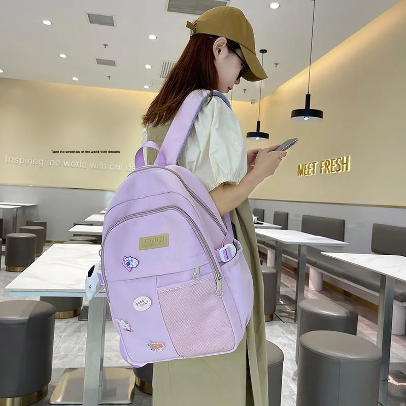 Wolfhorse Nylon Backpack Unisex Multicolor-24