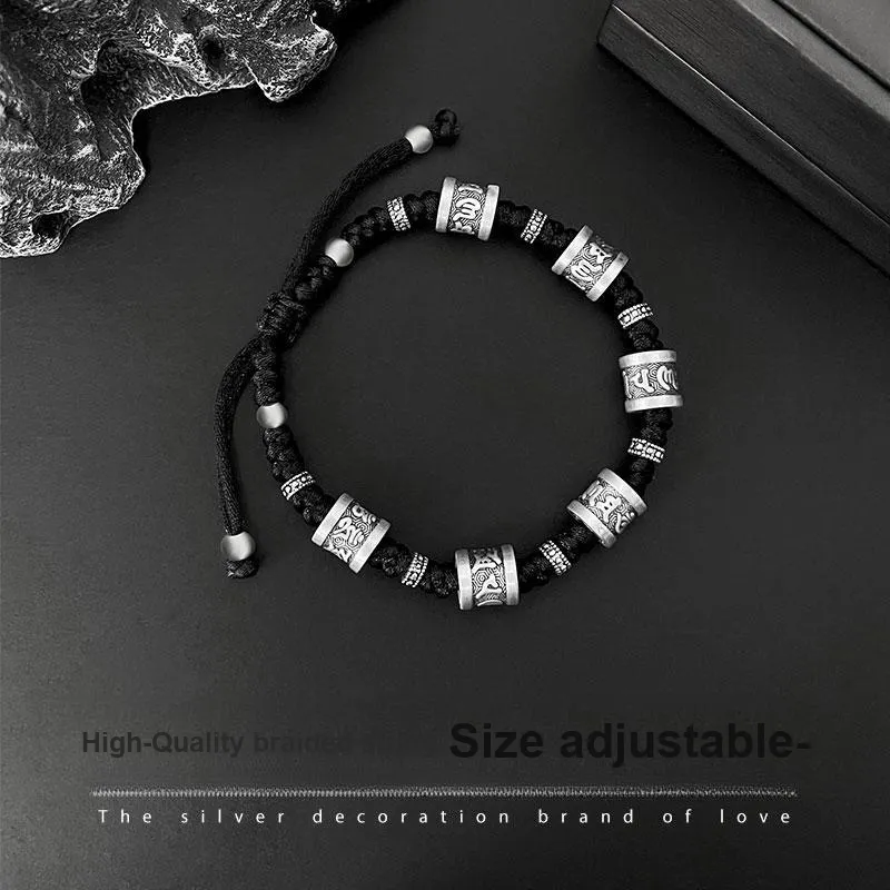 Love 999 Fine Silver Bracelets Men's-1