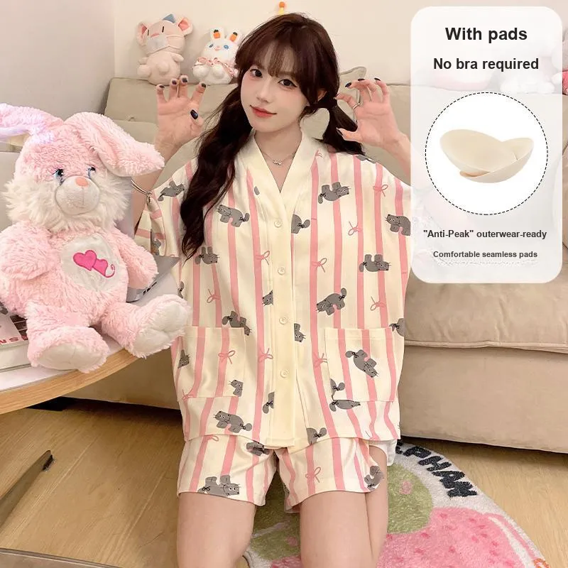 O'MESIK Pajama Set Women's Pink-4