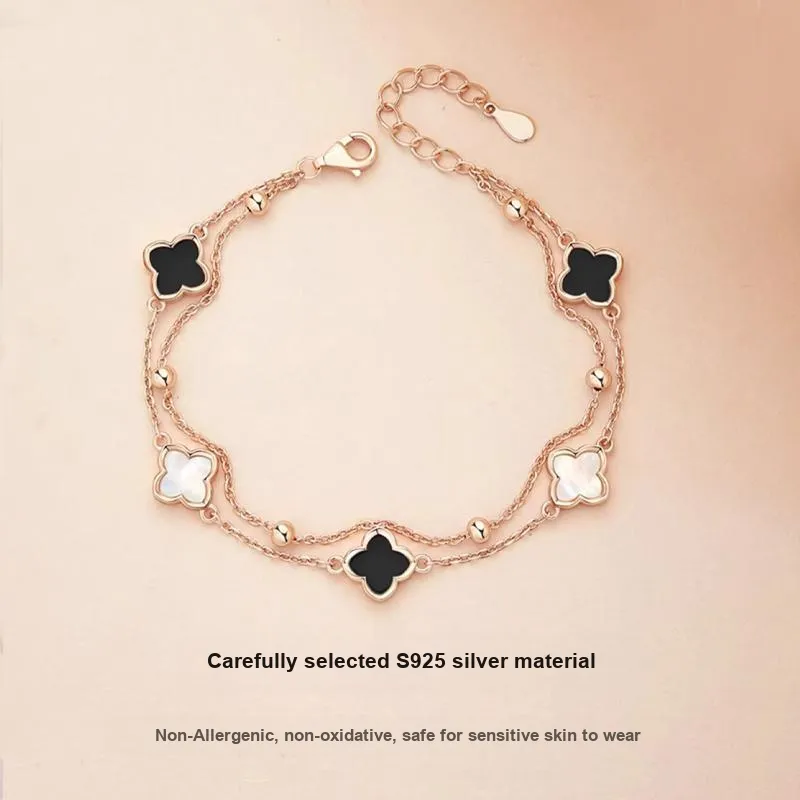 MISS TOOYA S925 Silver Bracelets Women's-2