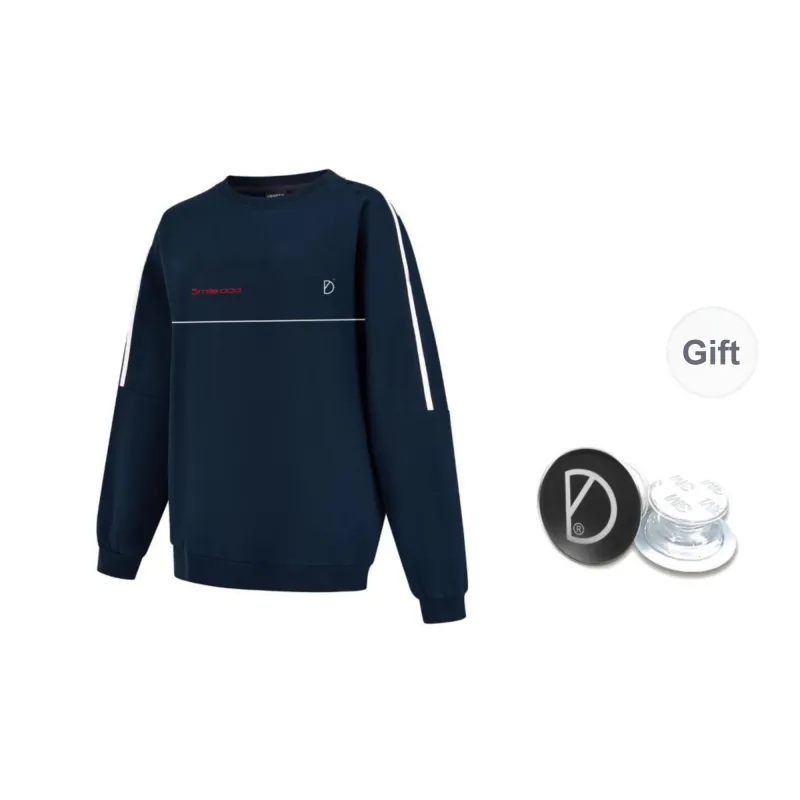 SMILE DDD Sweatshirt Unisex Navy Blue-0