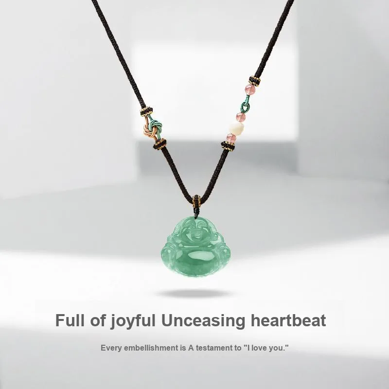 JUICY GRAPE African Emerald Jade Necklaces Unisex-2