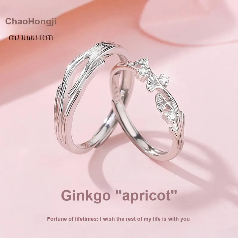 CHAOHONGJI Sterling Silver Rings Unisex-13