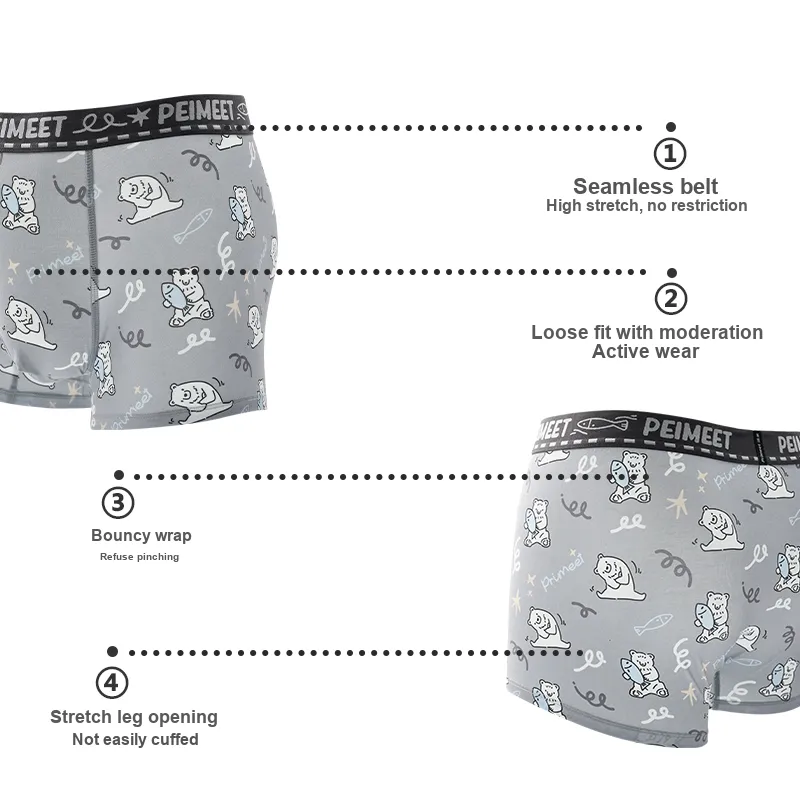 Primeet Underpants Skateboard Puppy Collection Men's 3 Pack-36