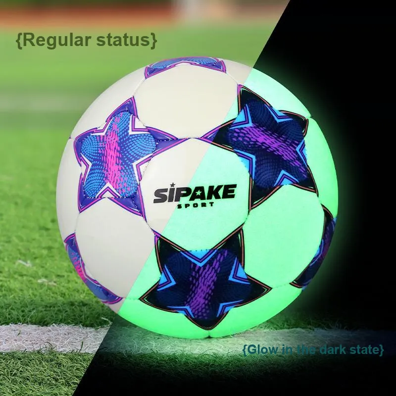 SIPAKESPORT Size 4 Size 5 Soccer PU Unisex Blue Red-3