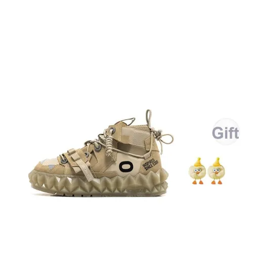 OETZI Ice Man Oz Thermal Abrasion Resistant Увеличение Высоты Высокие Кеды Повседневная Скейтборд Унисекс Бежевый