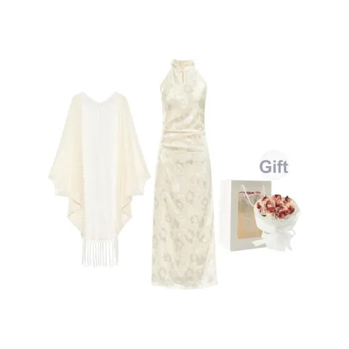 XUANSHU Комплект с юбкой Женские Абрикос