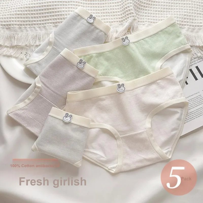 Cotton Shopping Underpants Women's 5 Pack-2