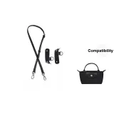 Black with Silver Buckle (Crossbody Style)[Adjustable 95-124cm Set]Original Cow Leather