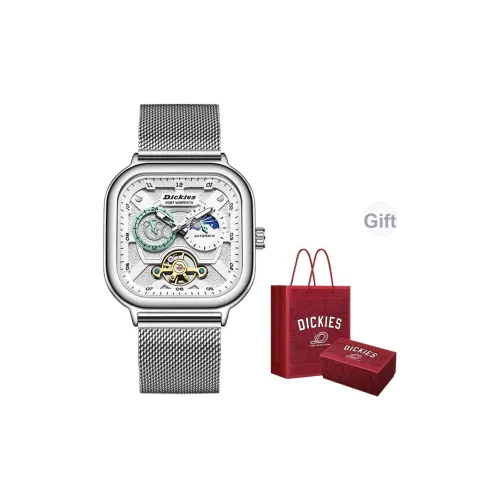 Dickies Механические часы циферблат с серебристым оттенком унисекс подарочная коробка ограниченная серия