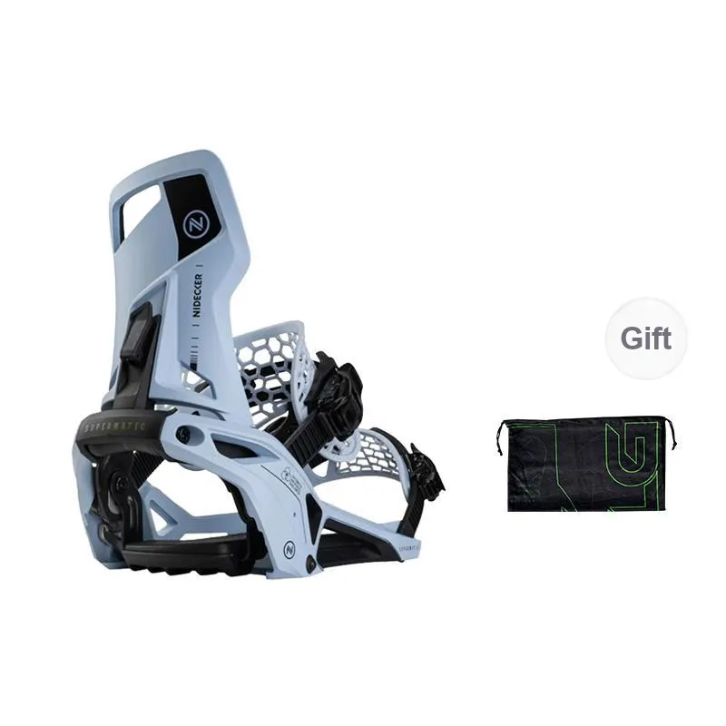 NIDECKER SUPERMATIC Quick Release Binding Single Snowboard Ski Bindings Unisex-16